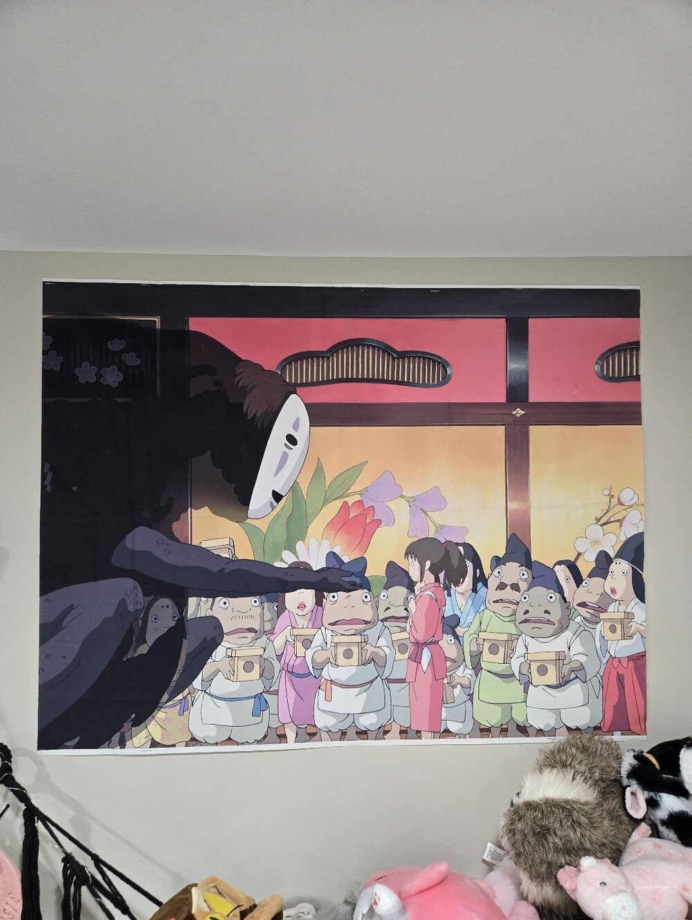 Studio Ghibli Spirited Away No Face Wall Scroll Poster Art Print